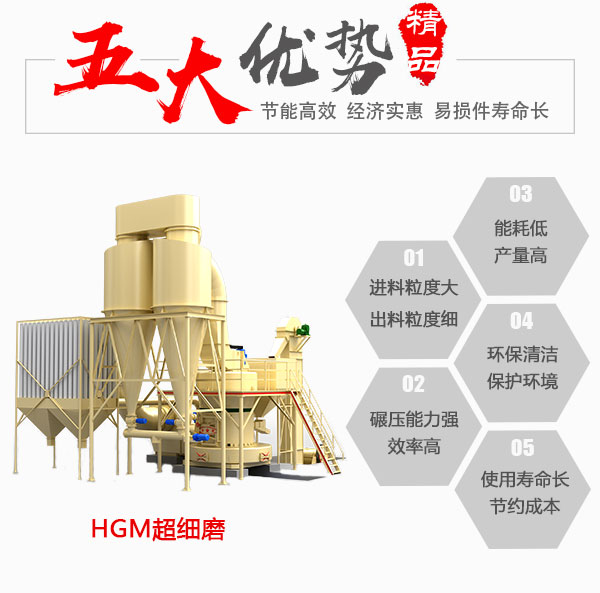 1000目粉煤灰超細磨粉機生產(chǎn)優(yōu)勢