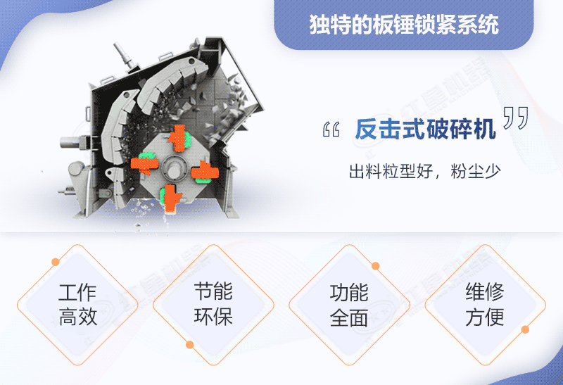 反擊式破碎機工作原理