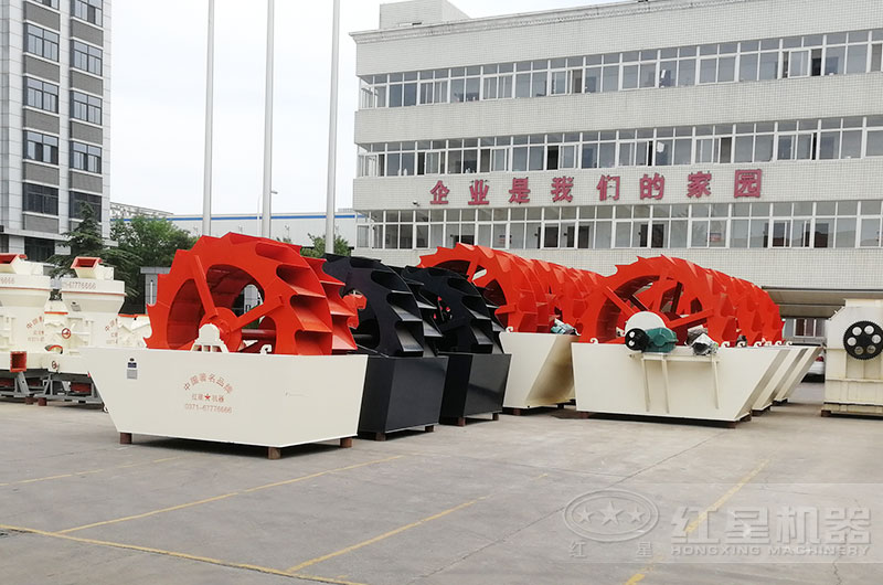 小型洗砂設(shè)備展示